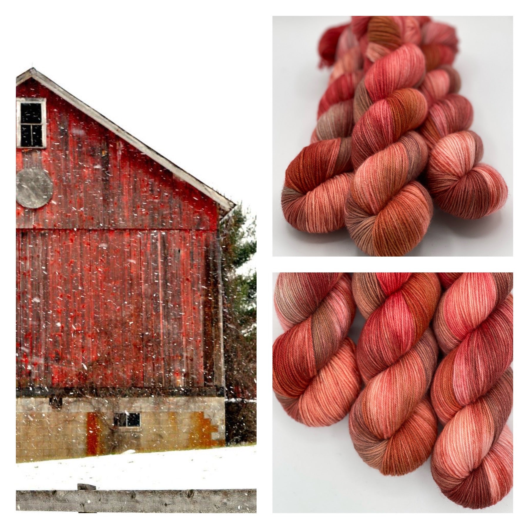 That Old Red Barn Hand Dyed Merino Wool Yarn – Arcane Fibre Works